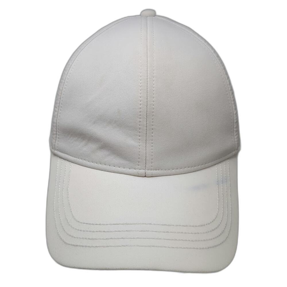 True Classic Trucker Hat White One Size Snapback Perforated Performance Nylon